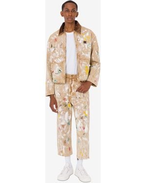 Moschino Printed Cotton Bull Jacket - White