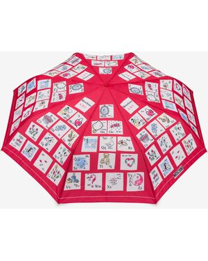 Moschino Ombrello Openclose Abc - Rosso
