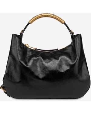 Moschino Handle Me Handbag - Black