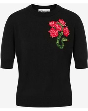 Moschino Wool Sweater Lunar New Year - Nero