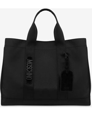 Moschino Cordura Nylon Shopper - Black