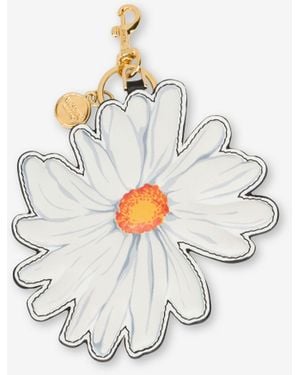 Moschino Portachiavi Daisy - Bianco