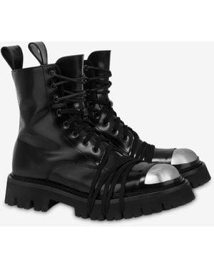 Moschino Combat Boot - Nero