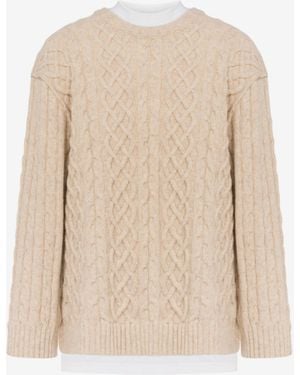 Moschino Shetland Wool Pullover - Natural