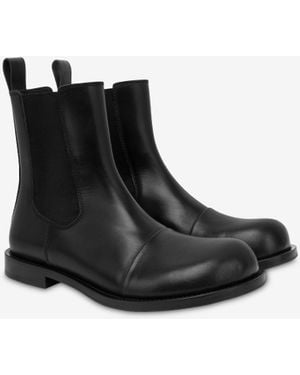 Moschino Calf Ankle Boots - Black