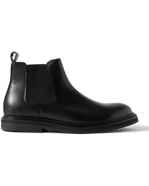 VINNY'S Vinnee Leather Chelsea Boots - Black