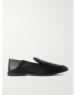 George Cleverley Mayfair Ii Collapsible-Heel Deerkskin Loafers - White