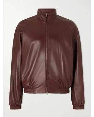 Acne Studios Lokot Leather Jacket - Brown