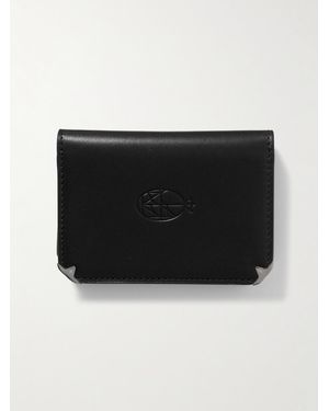 Jacques Marie Mage Elston Leather Trifold Wallet - Black
