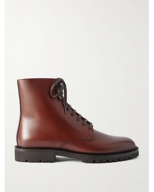 Brunello Cucinelli Polacco Leather Boots - Brown