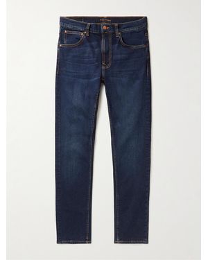 Nudie Jeans Lean Dean Slim-Fit Organic Jeans - Blue