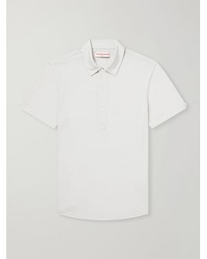 Orlebar Brown Sebastian Wool-Jersey Polo Shirt - White
