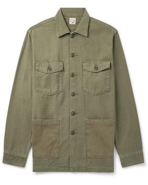Orslow Cotton Overshirt - Green