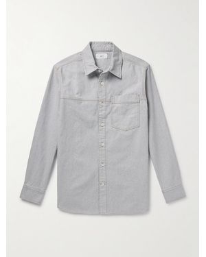 MR P. Canvas Overshirt - Grey