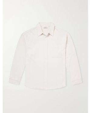 FRAME Waffle-knit Cotton Shirt - Natural