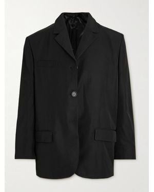 Acne Studios Juylio Unstructured Faille Blazer - Black