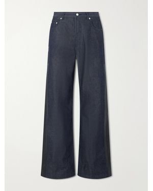 A.P.C. Fragment Sally Straight-Leg Printed Jeans - Blue