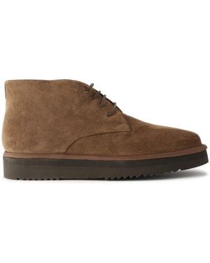 Edward Green Shanklin Suede Chukka Boots - Brown