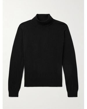 Rubinacci Cashmere Rollneck Jumper - Black