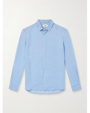 Altea Scott Lyocell-Chambray Shirt - Blue
