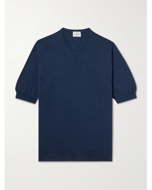 Kingsman Rob Cotton T-Shirt - Blue