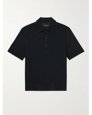 Rag & Bone Polohemd aus einer Baumwollmischung - Schwarz