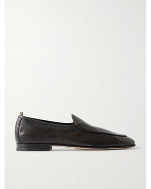 Officine Creative Oliver 006 Deerskin Loafers - Black