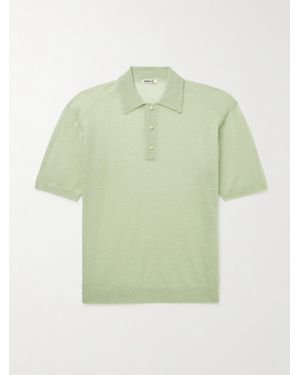 AURALEE Polo - Verde