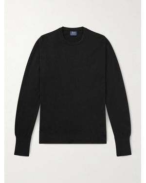 William Lockie Oxton Cashmere Jumper - Black