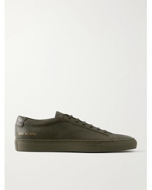 Common Projects Achilles Full-Grain Leather Sneakers - Green