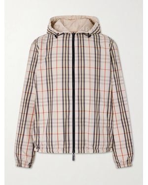 Burberry Newport Reversible Shell Windbreaker Jacket - Green