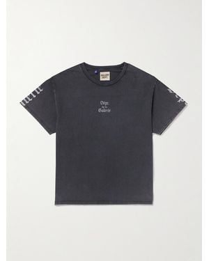GALLERY DEPT. Logo-print Cotton-jersey T-shirt - Blue