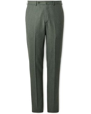 Sid Mashburn Kincaid No. 3 Straight-leg Wool Suit Pants - Green