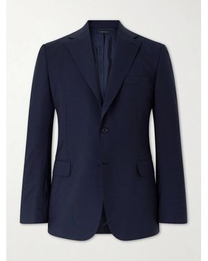 Brioni Trevi Wool And Mohair-Blend Suit Jacket - Blue