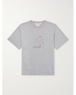 Remi Relief Oh, You Printed Cotton-Jersey T-Shirt - Grey