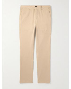 MR P. Samuel Straight-leg Organic Cotton-blend Twill Chinos - Natural