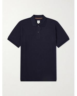 Paul Smith Cotton-Piqué Polo Shirt - Blue