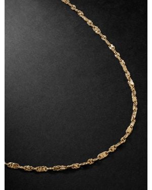 M. Cohen Dali Hammered 18-karat Gold Chain Necklace - Black
