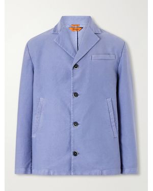 Barena Cotton-Satin Blouson - Blue