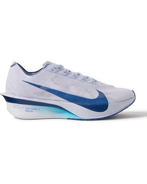 Nike Zoomx Vaporfly Next% 4 Mesh Running Sneakers - Blue