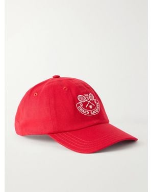 Drake's Embroidered Cotton-Twill Cap