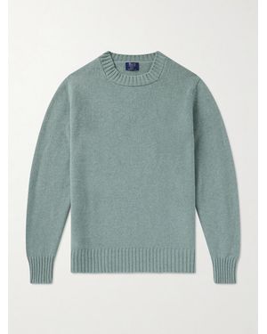 William Lockie Wool Jumper - Blue