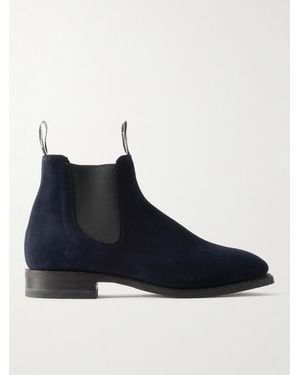 R.M.Williams Comfort Craftsman Suede Chelsea Boots - Blue