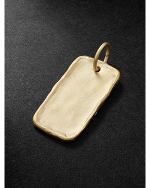 Jacquie Aiche Textured 14-Karat Pendant - Nero