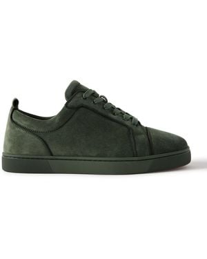 Green suede christian louboutin best sale