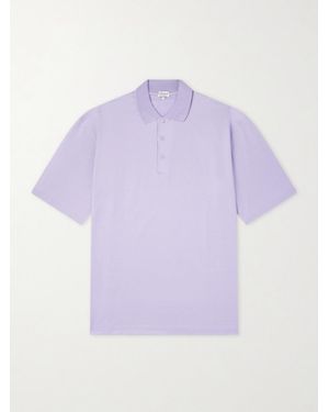 Charvet Cotton Polo Shirt - Purple