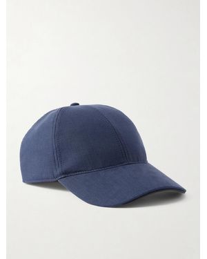 Sease 2.0 Logo-print Wool-blend Baseball Cap - Blue