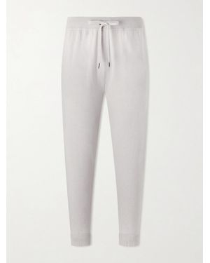 Derek Rose Finley Cashmere Drawstring Sweatpants - Weiß