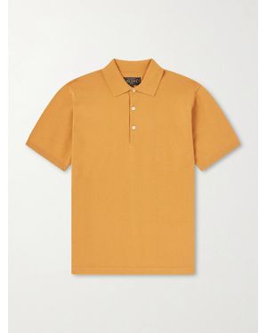 Beams Plus Cotton Polo Shirt - Yellow