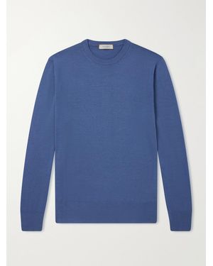 Canali Wool Sweater - Blue